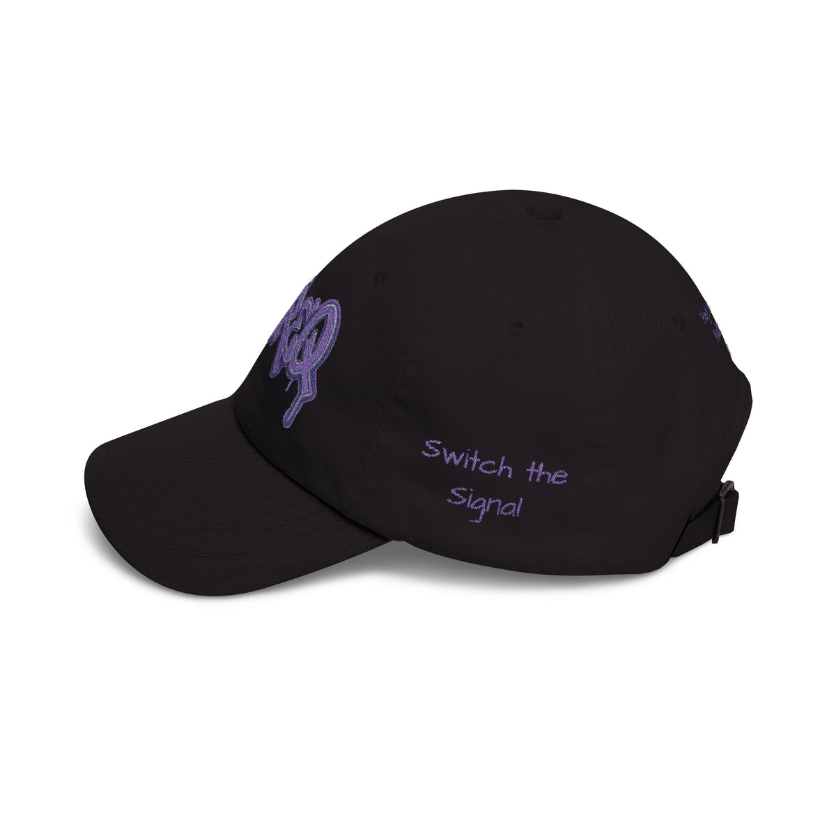 Baseball Cap — Purple Graffiti "DaFREQ" Embroidered Hat - DPG