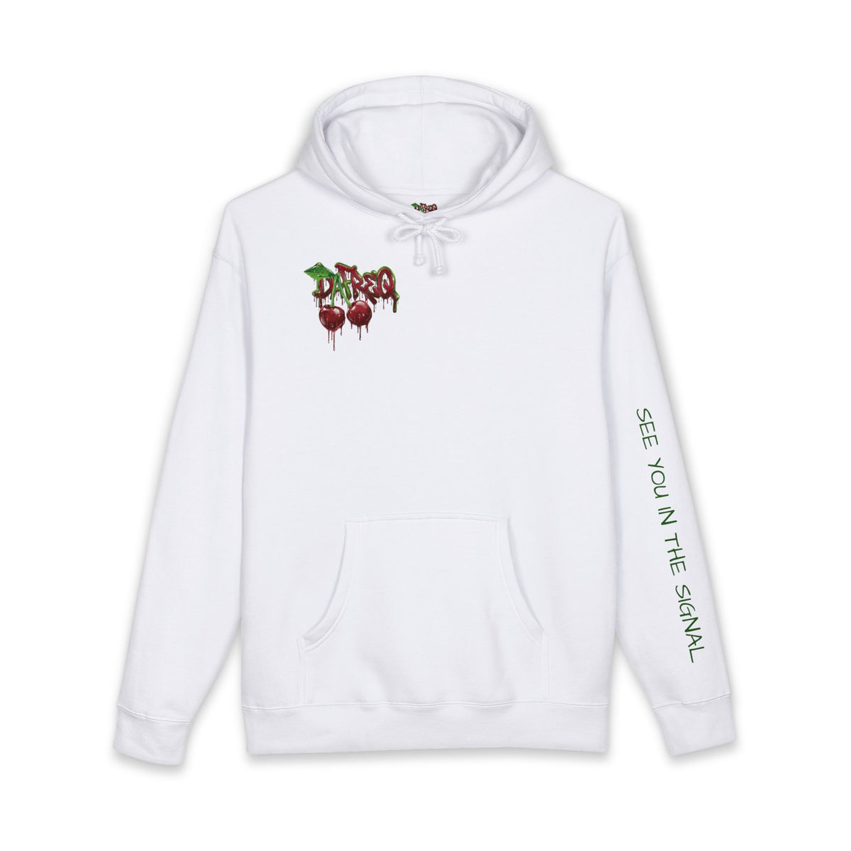 Dripping Cherries DaFREQ Graffiti Unisex Heavyweight Hooded Sweatshirt