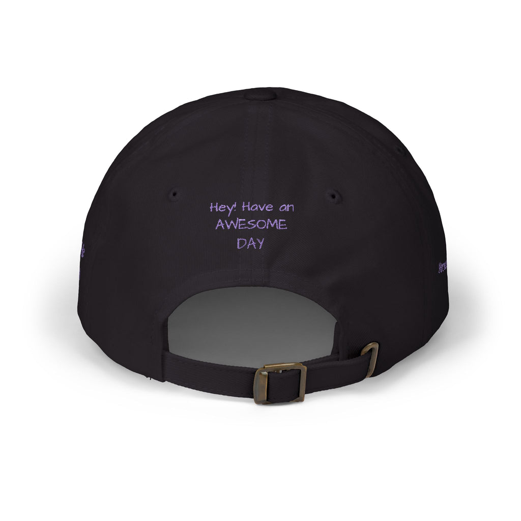 Baseball Cap — Purple Graffiti "DaFREQ" Embroidered Hat - DPG
