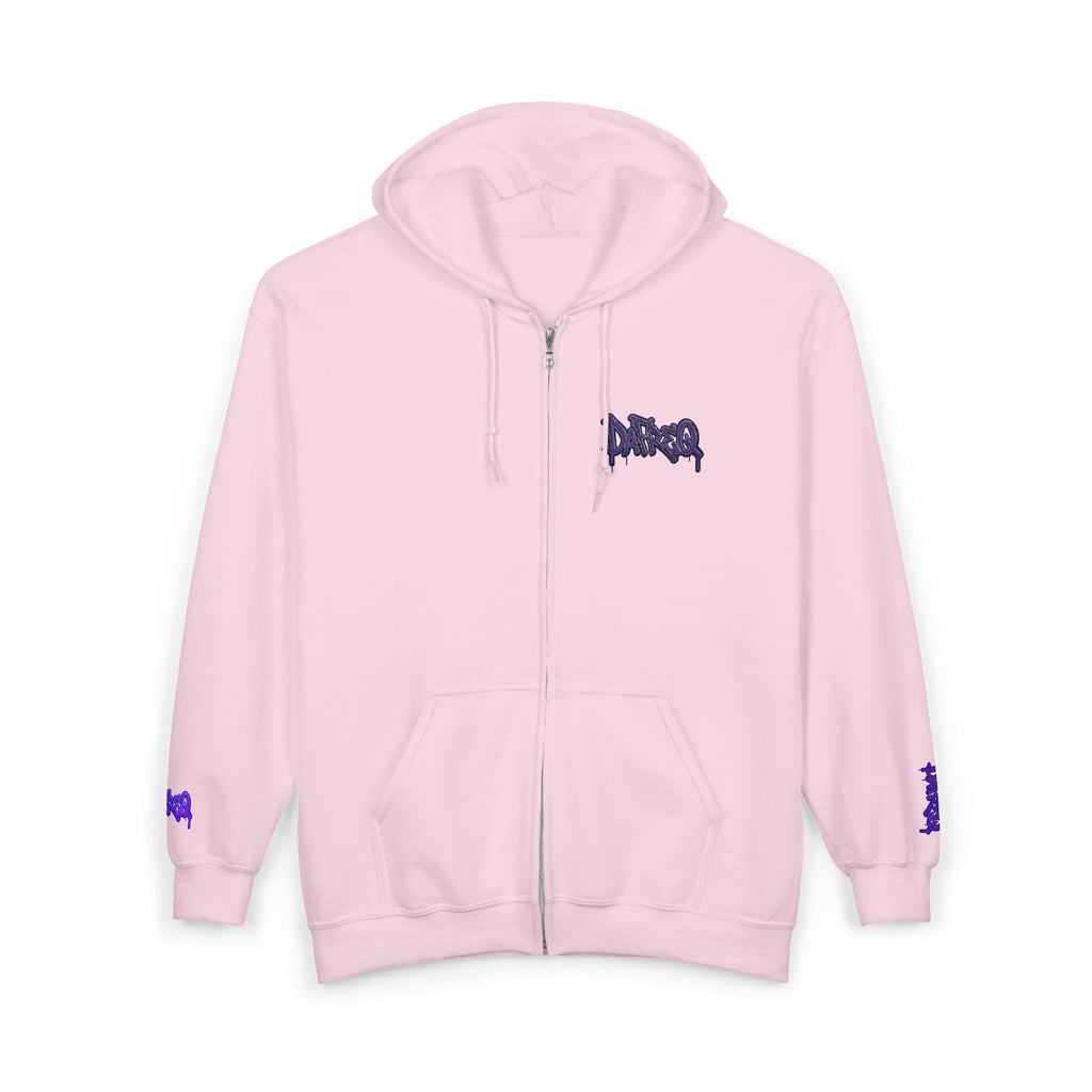 Zip Hoodie with embroidered DaFREQ Crest