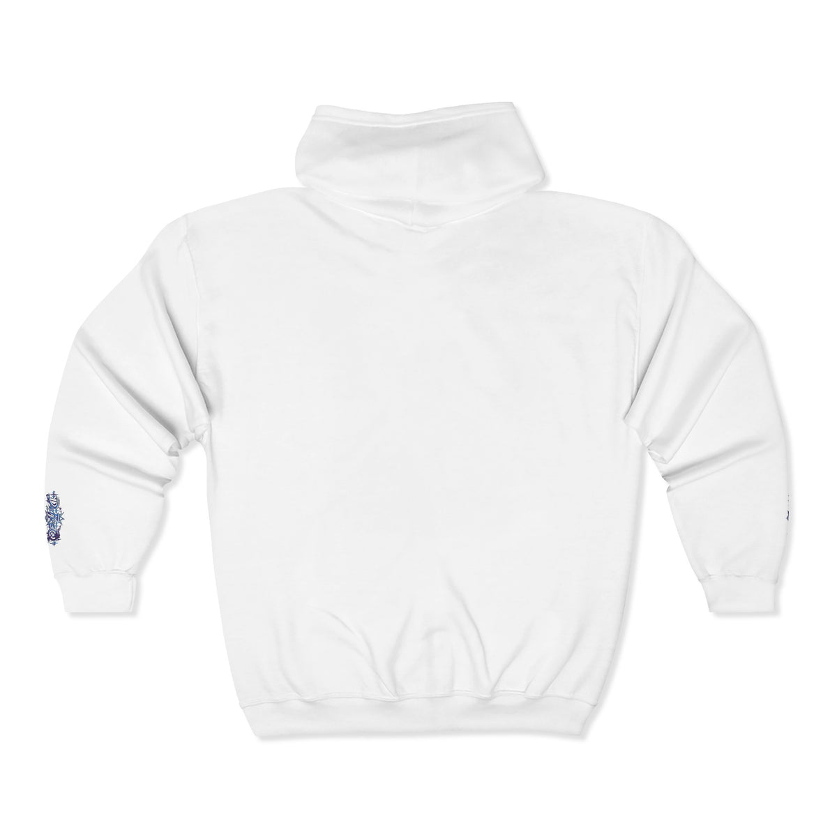 Zip Hoodie with Small DaFREQ Crest - Full-Zip Sweatshirt