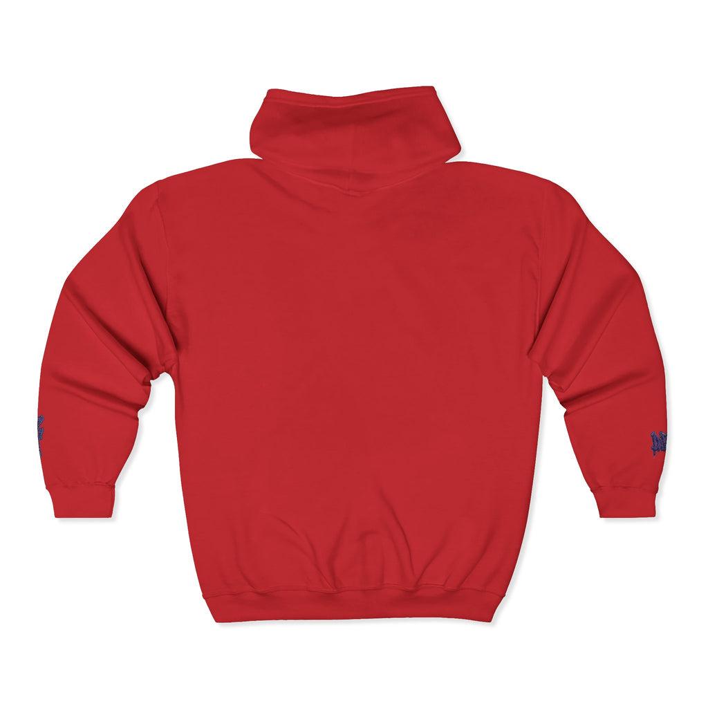 Zip Hoodie with embroidered DaFREQ Crest