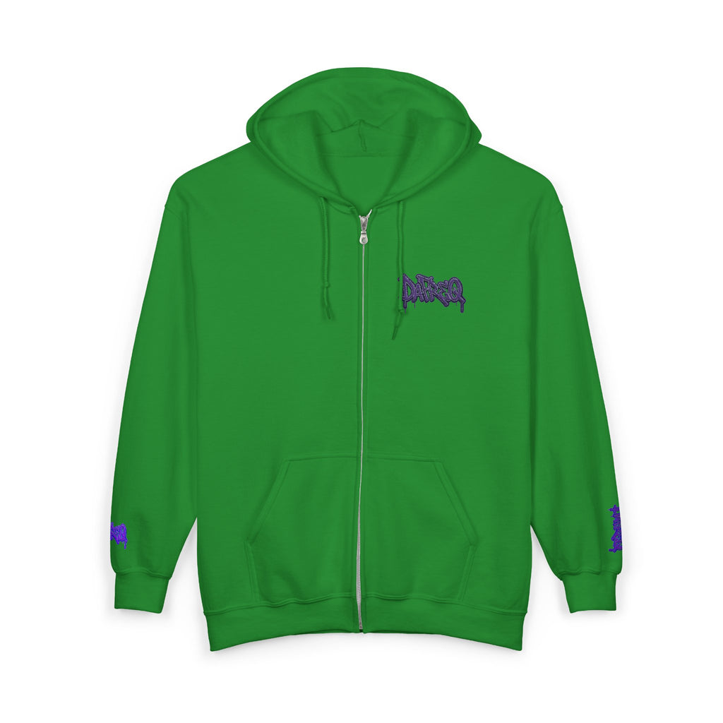 Zip Hoodie with embroidered DaFREQ Crest