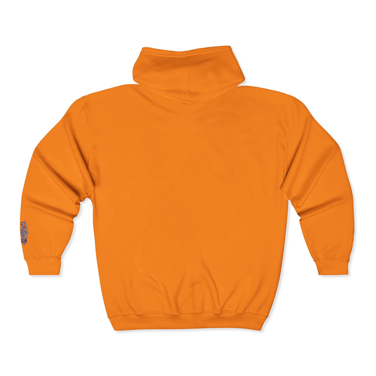 Zip Hoodie with Small DaFREQ Crest - Full-Zip Sweatshirt