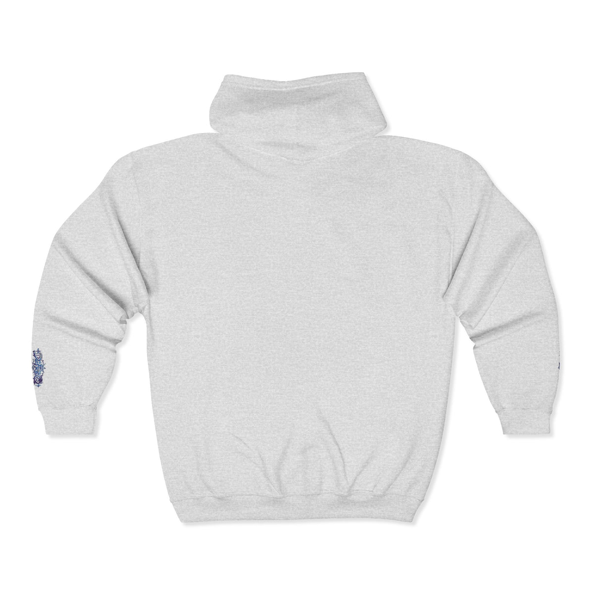 Zip Hoodie with Small DaFREQ Crest - Full-Zip Sweatshirt