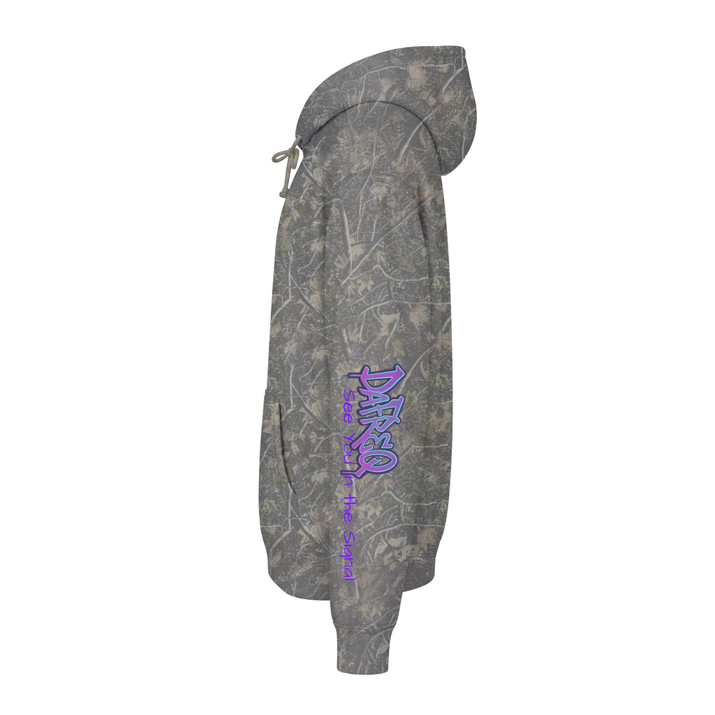 Blue DaFREQ Unisex Heavyweight Hooded Sweatshirt