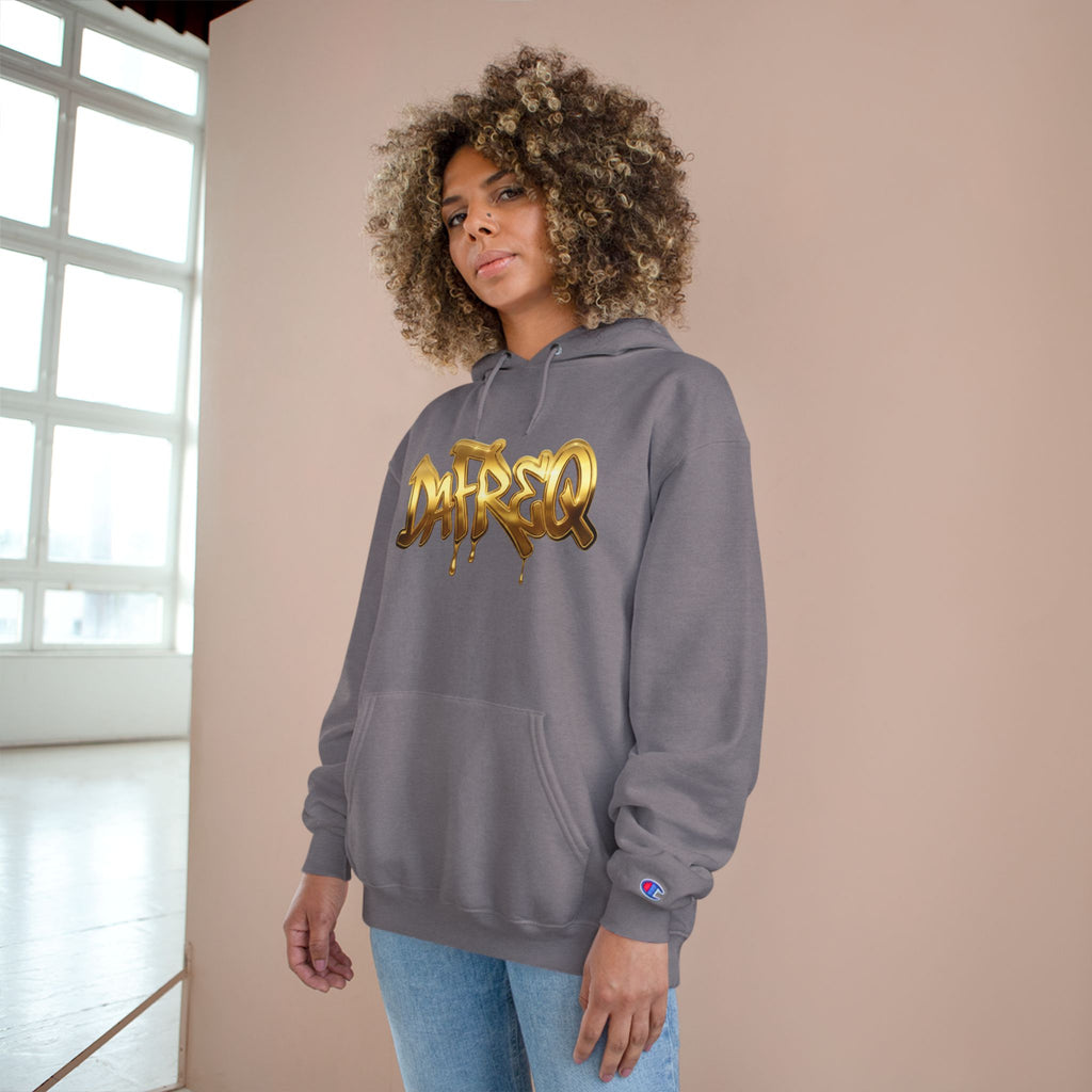 Graffiti Gold "DAFREQ" Hoodie