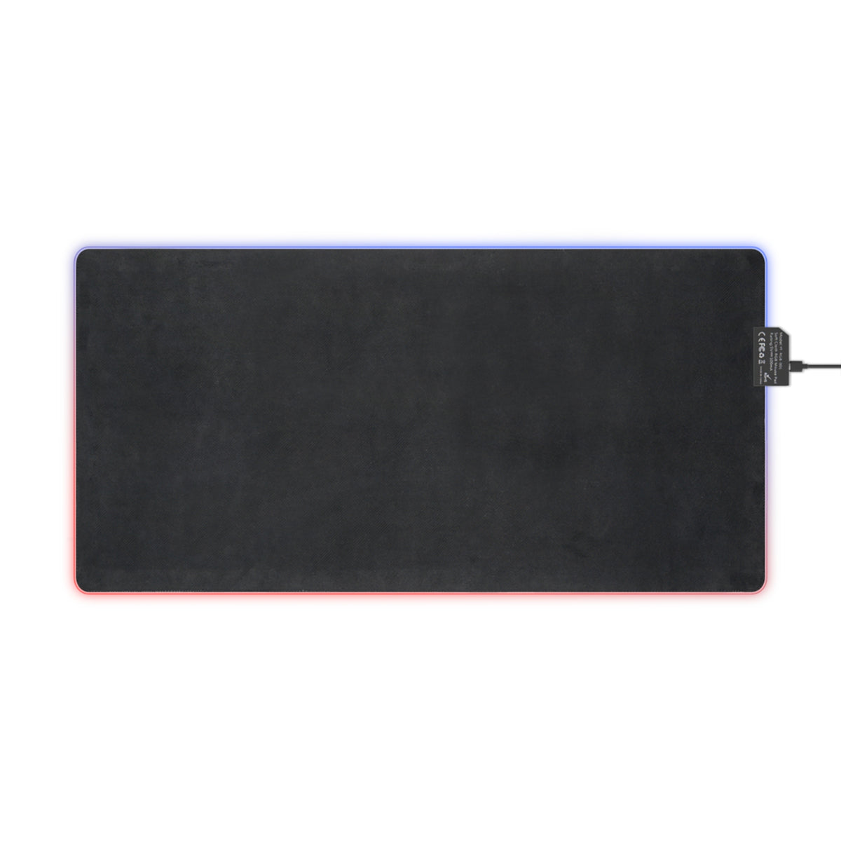 LED Gaming Mouse Pad Graffiti "DAFREQ" Extended Desk Mat for Studios