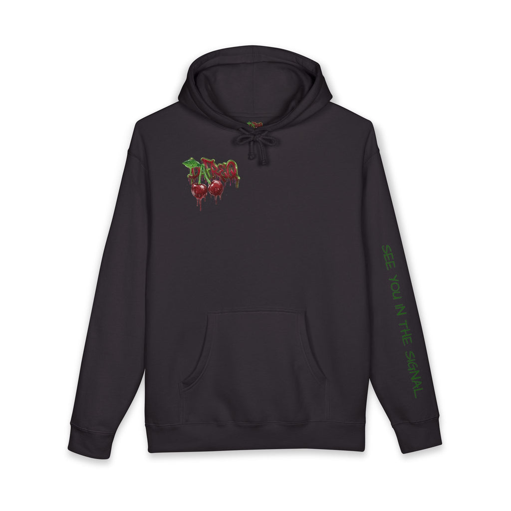 Dripping Cherries DaFREQ Graffiti Unisex Heavyweight Hooded Sweatshirt