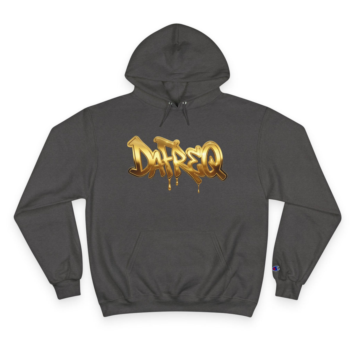 Graffiti Gold "DAFREQ" Hoodie
