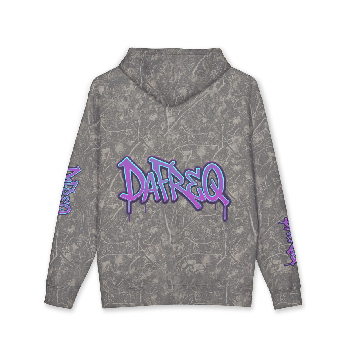 Blue DaFREQ Unisex Heavyweight Hooded Sweatshirt