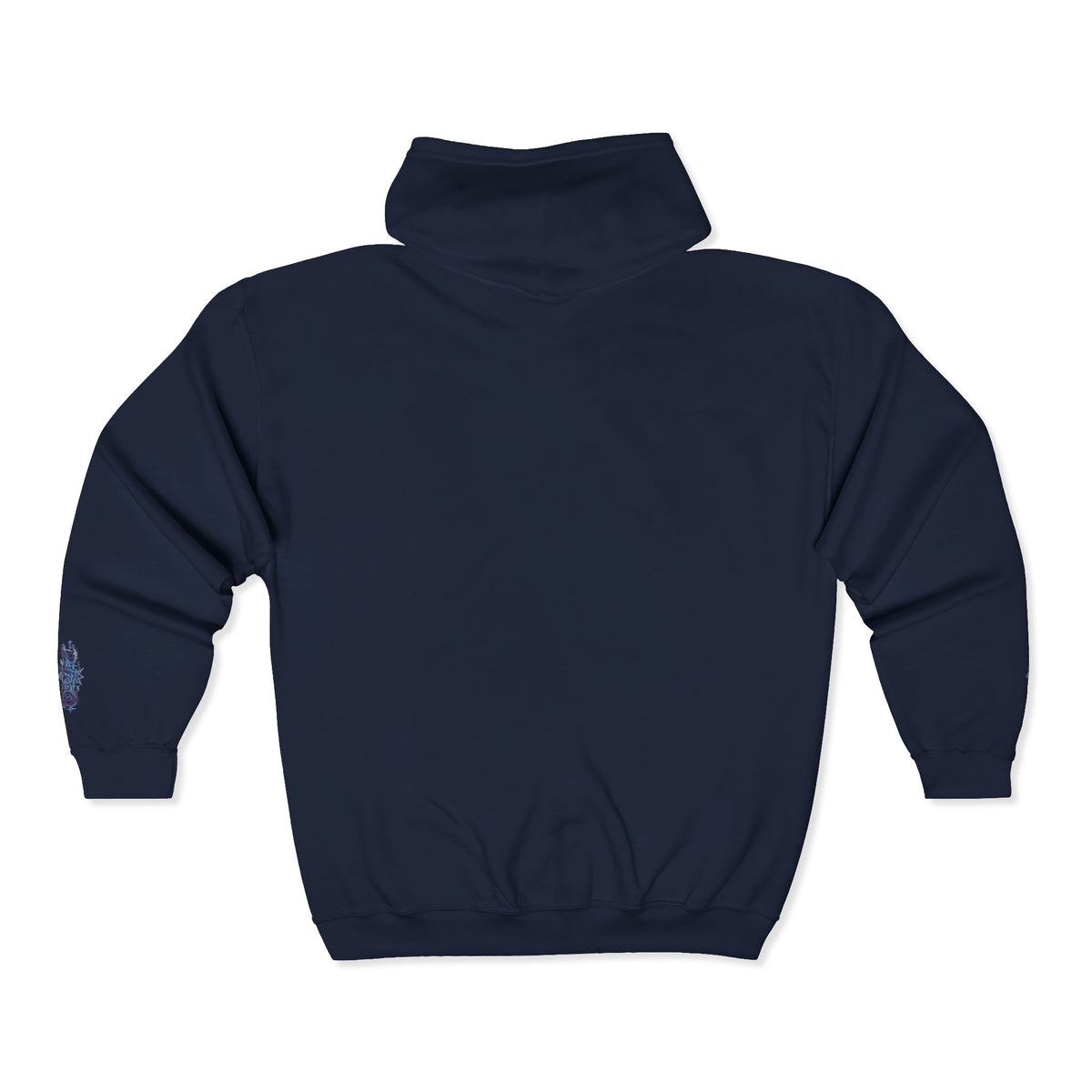 Zip Hoodie with Small DaFREQ Crest - Full-Zip Sweatshirt