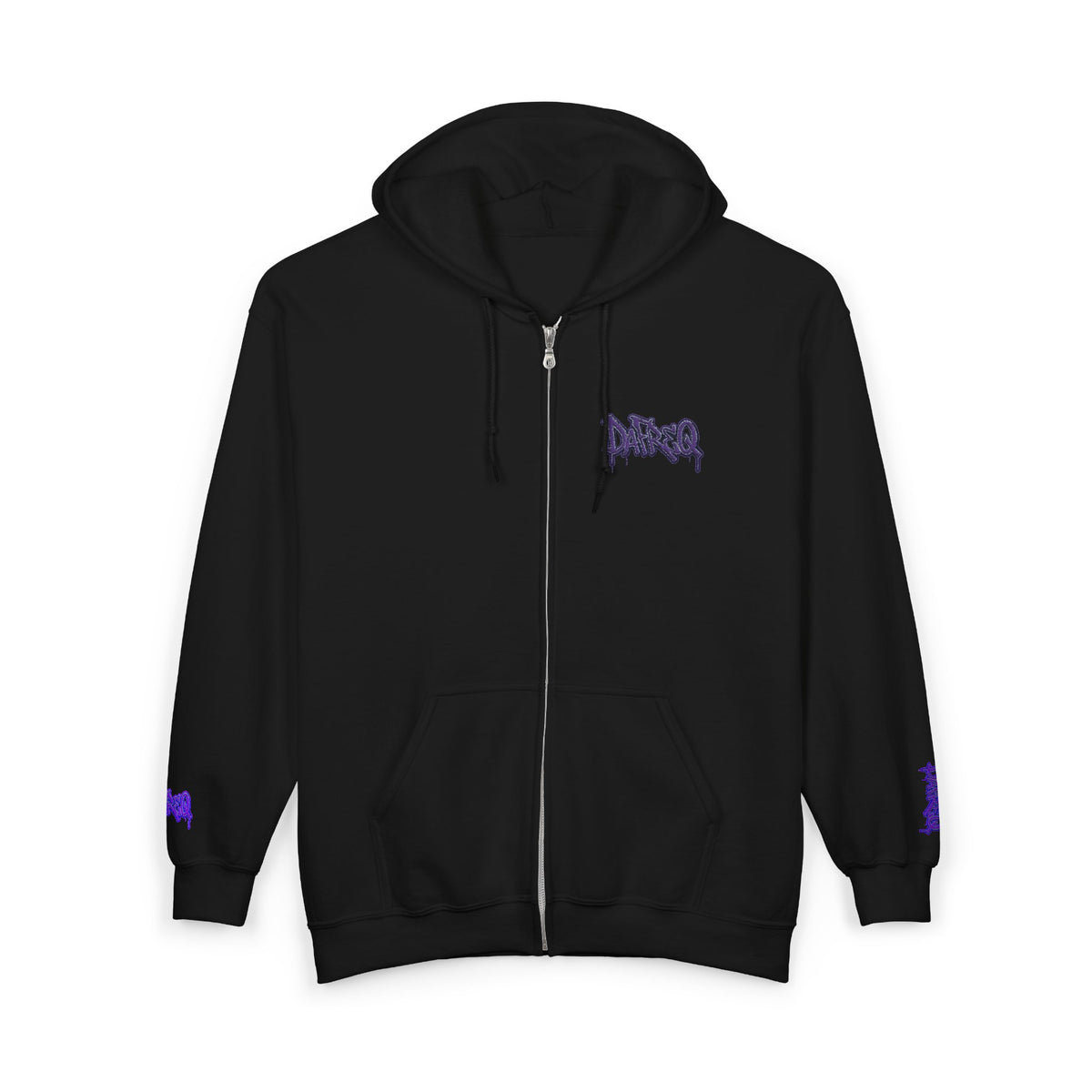Zip Hoodie with embroidered DaFREQ Crest