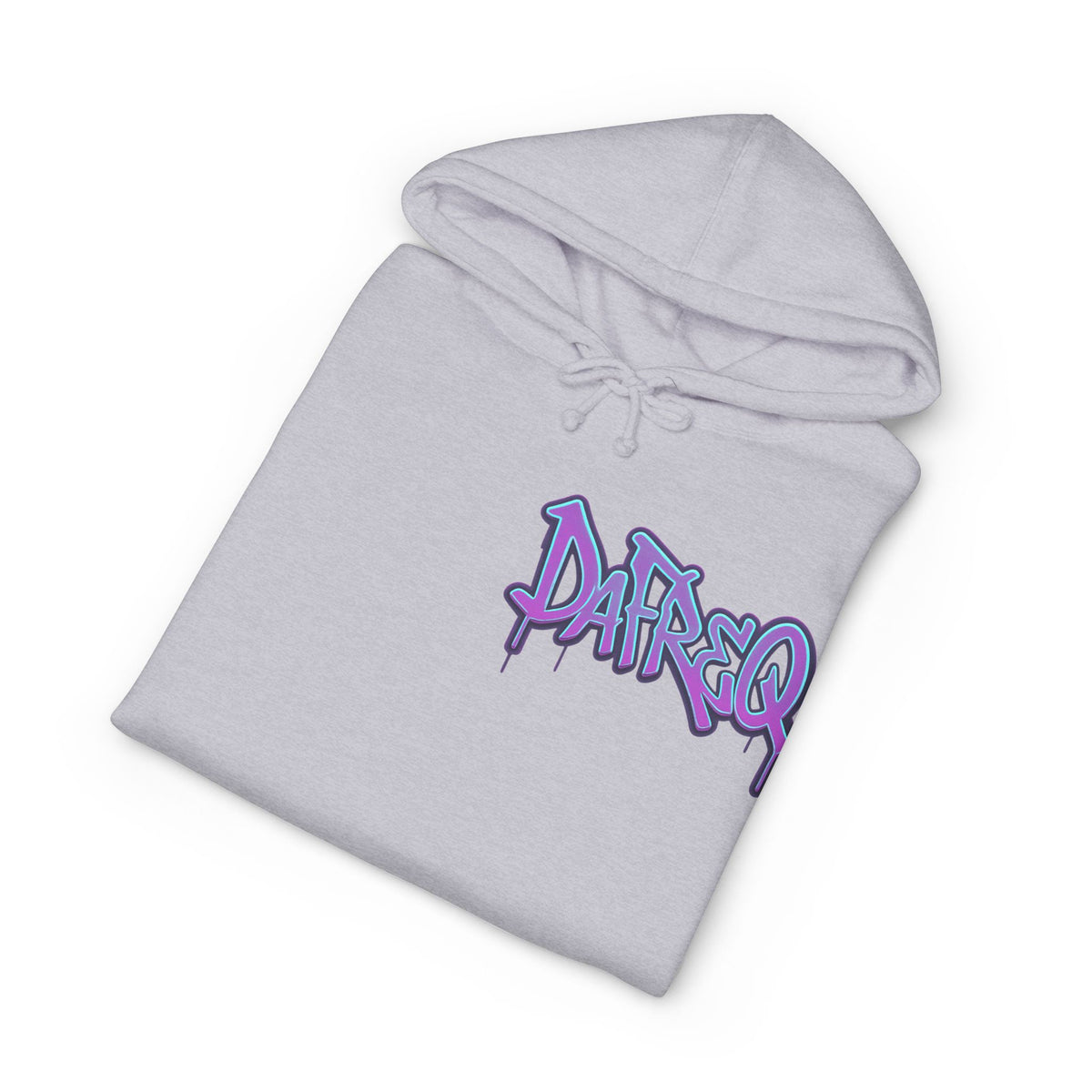 Blue DaFREQ Unisex Heavyweight Hooded Sweatshirt