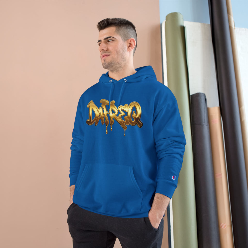 Graffiti Gold "DAFREQ" Hoodie