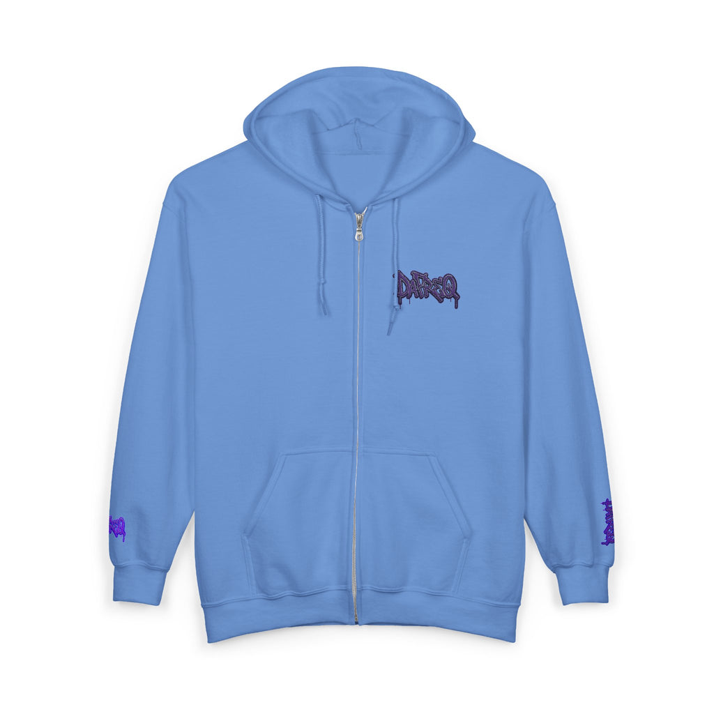 Zip Hoodie with embroidered DaFREQ Crest