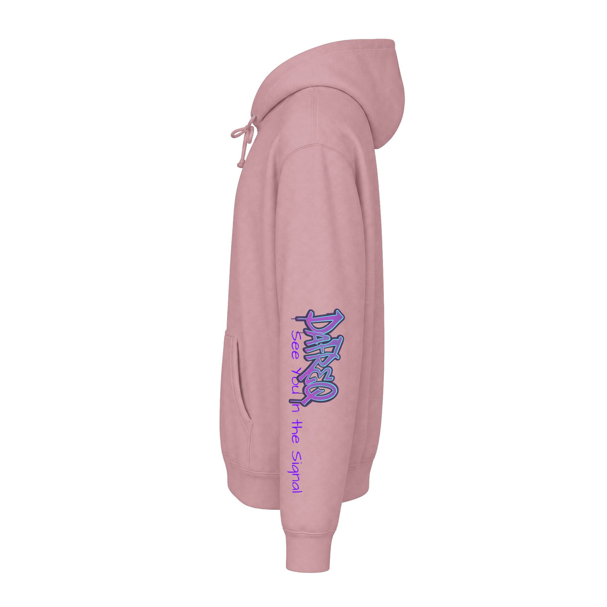 Blue DaFREQ Unisex Heavyweight Hooded Sweatshirt
