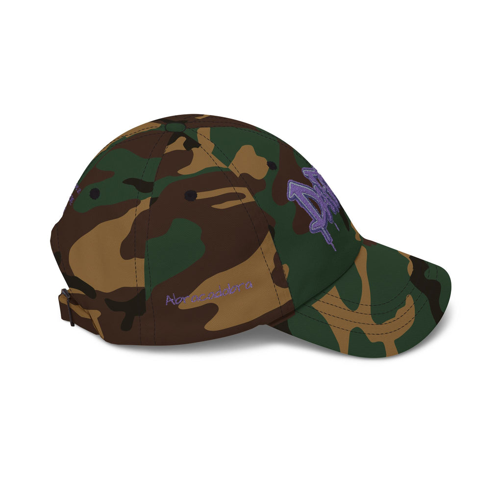 Baseball Cap — Purple Graffiti "DaFREQ" Embroidered Hat - DPG