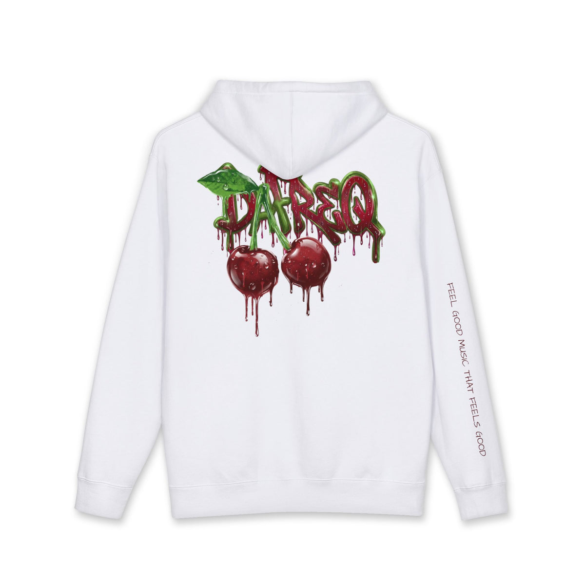 Dripping Cherries DaFREQ Graffiti Unisex Heavyweight Hooded Sweatshirt