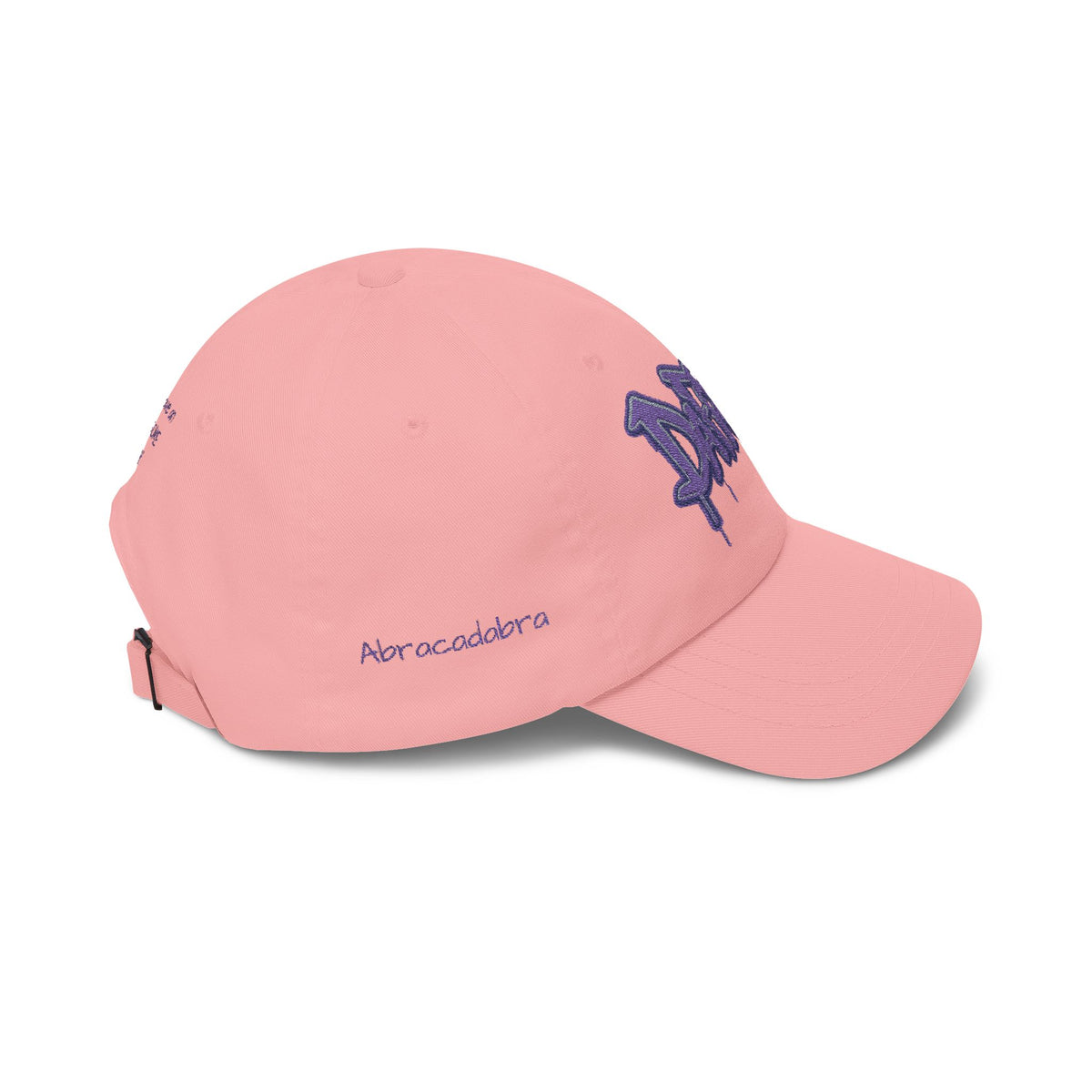 Baseball Cap — Purple Graffiti "DaFREQ" Embroidered Hat - DPG