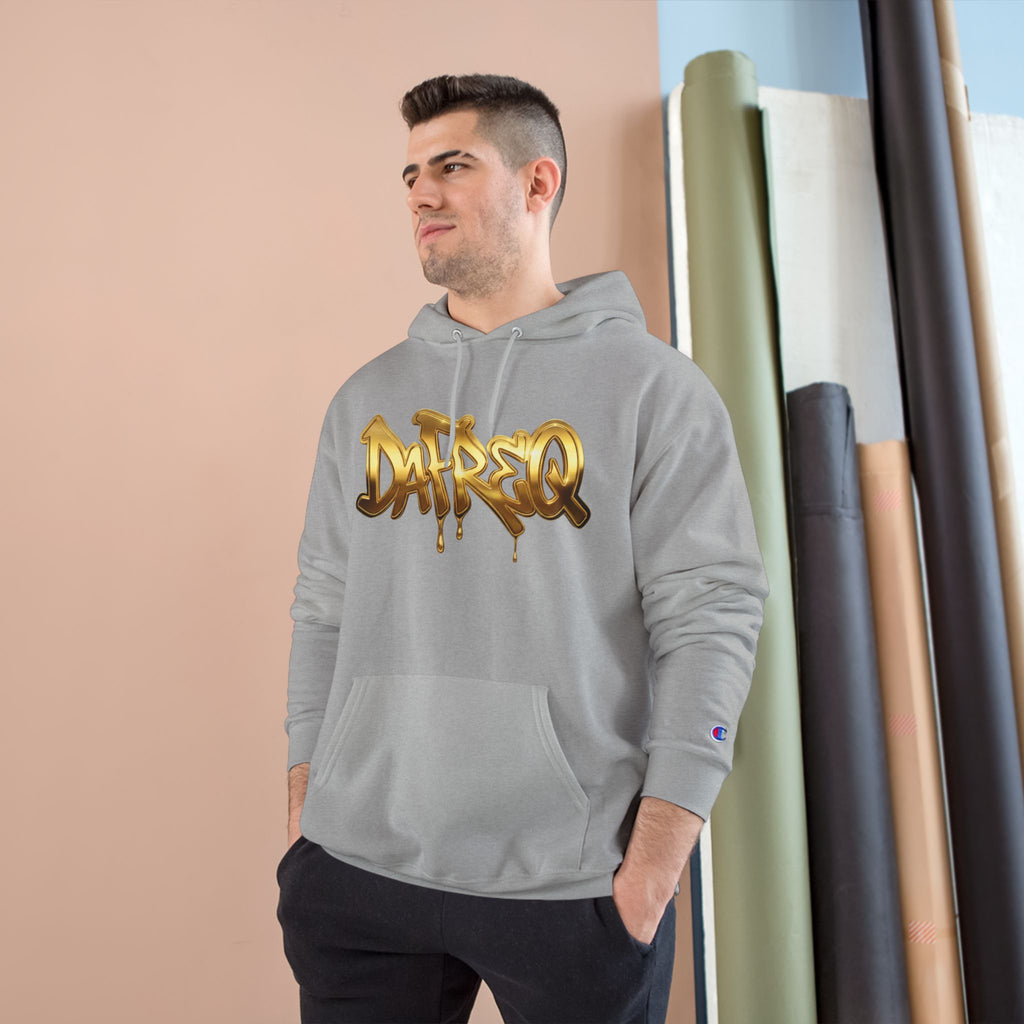 Graffiti Gold "DAFREQ" Hoodie