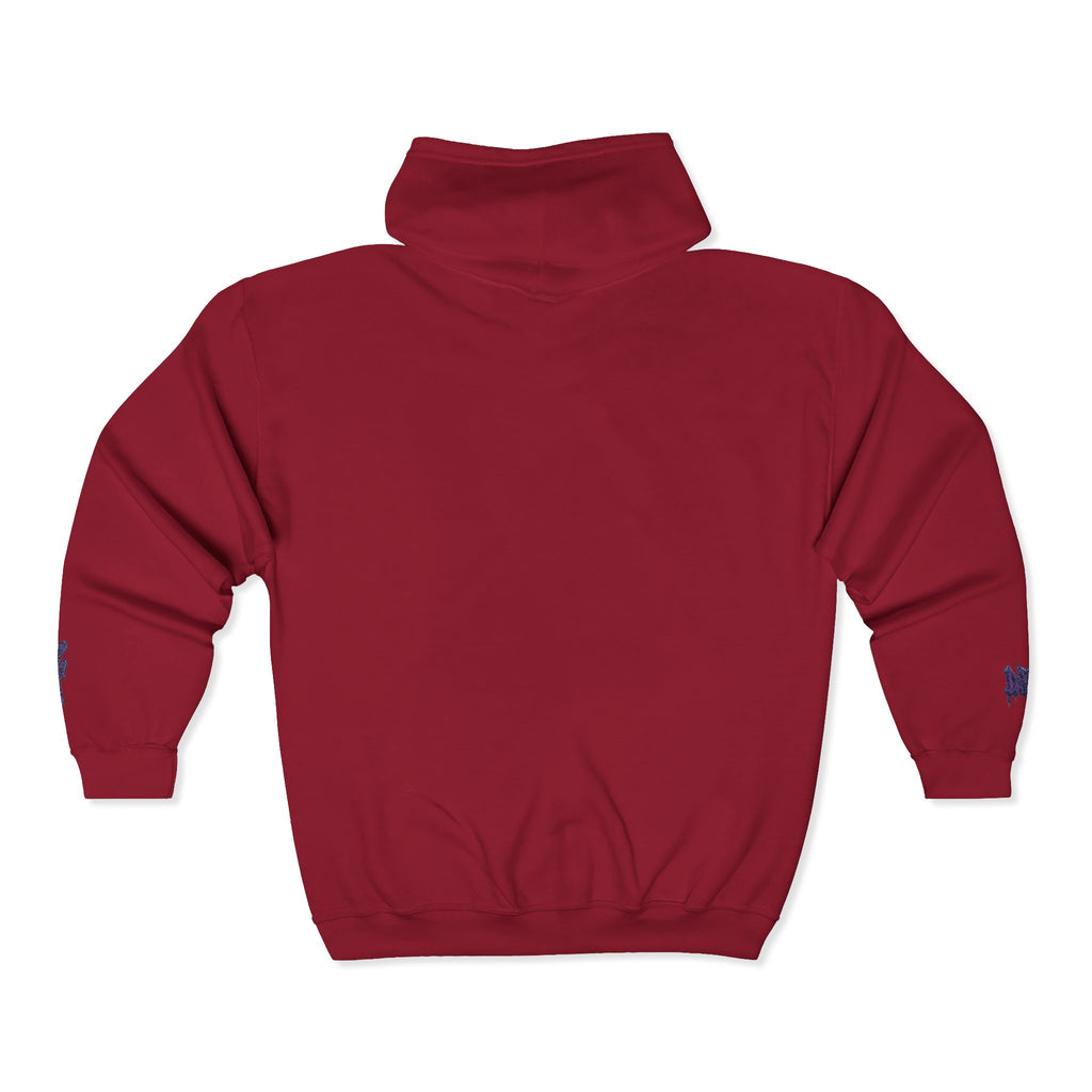 Zip Hoodie with embroidered DaFREQ Crest
