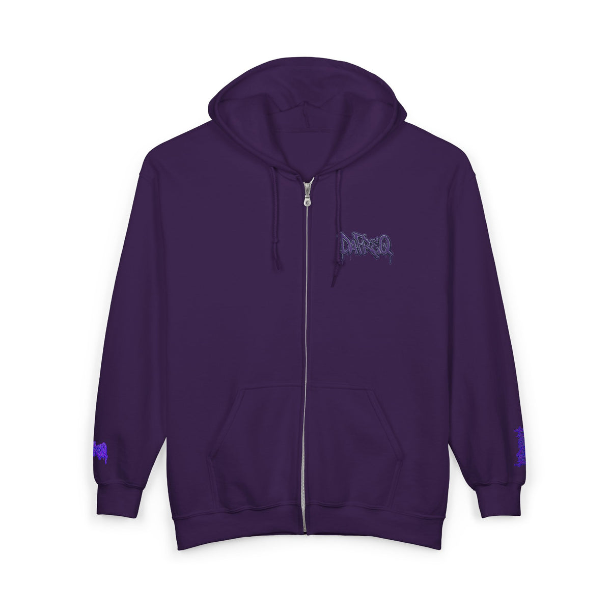 Zip Hoodie with embroidered DaFREQ Crest