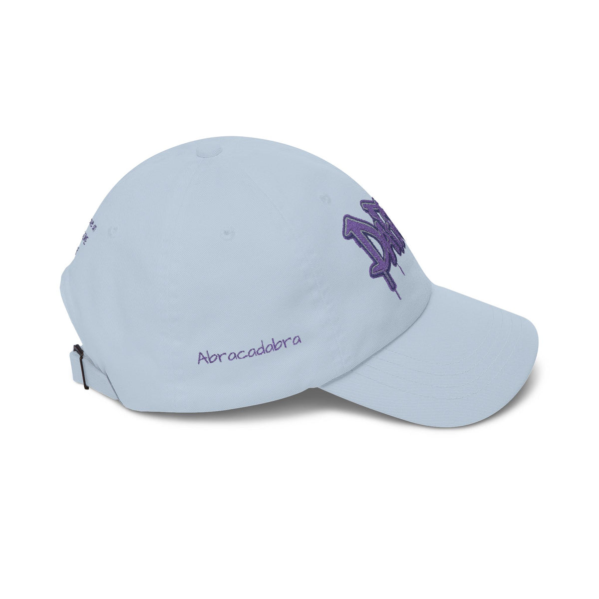 Baseball Cap — Purple Graffiti "DaFREQ" Embroidered Hat - DPG