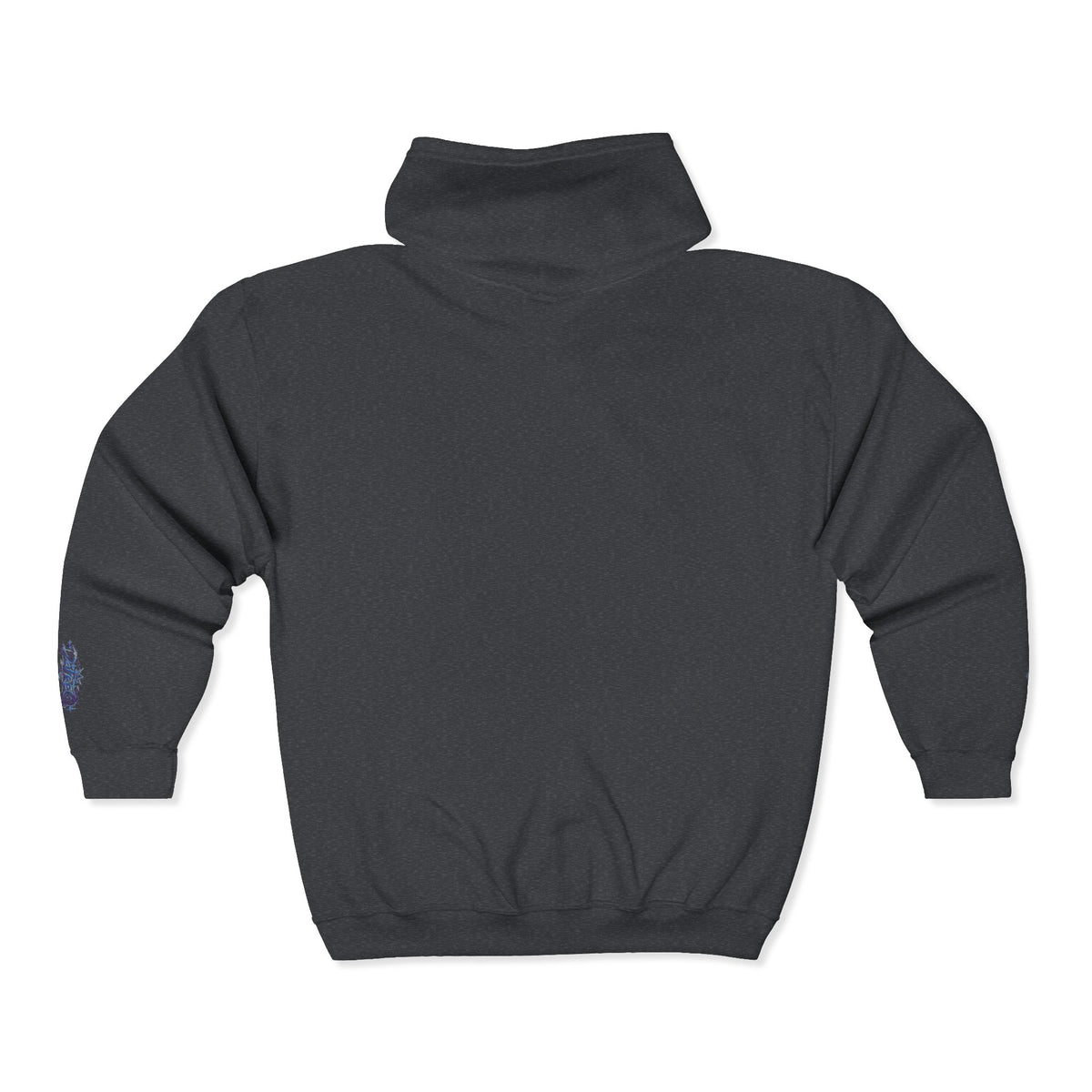 Zip Hoodie with Small DaFREQ Crest - Full-Zip Sweatshirt