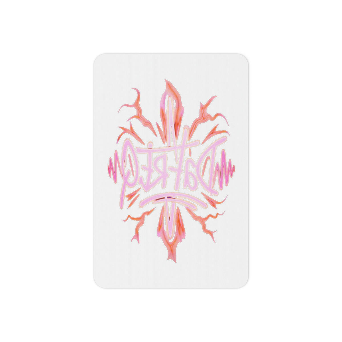 Electric Pink Flame Temporary Tattoo DaFREQs Hand Tattoo