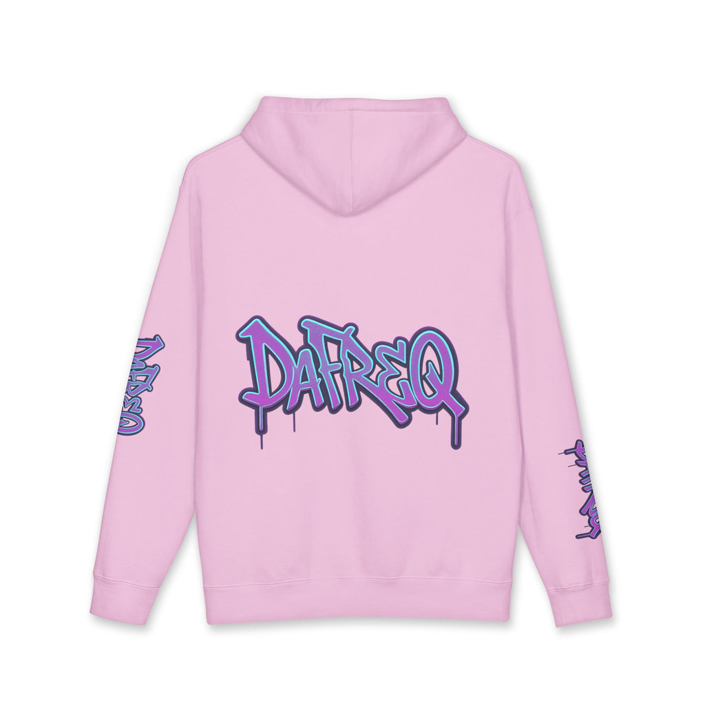 Blue DaFREQ Unisex Heavyweight Hooded Sweatshirt