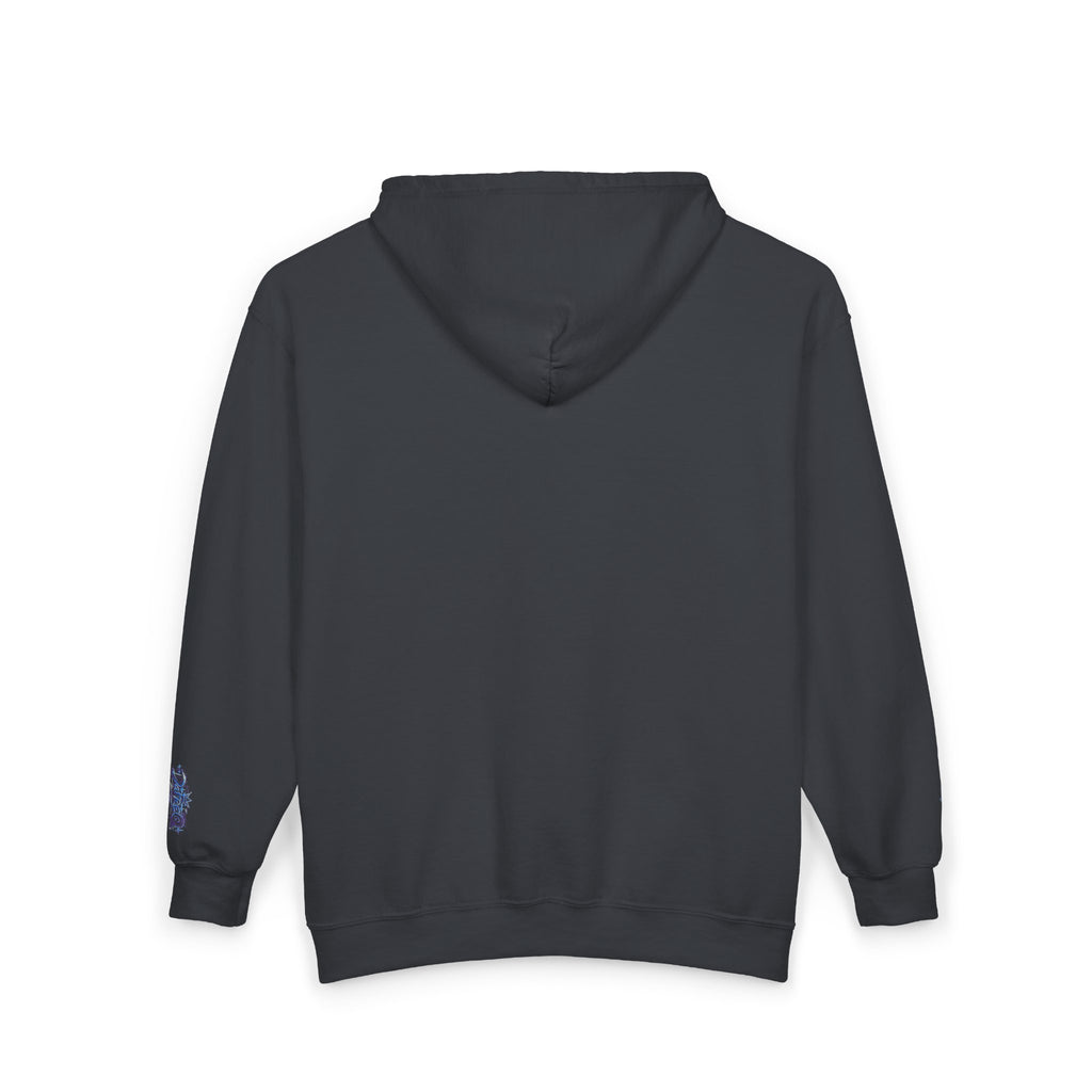 Zip Hoodie with Small DaFREQ Crest - Full-Zip Sweatshirt