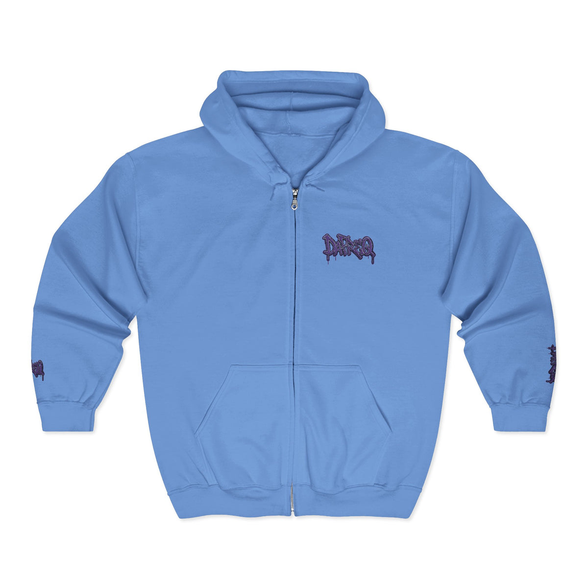 Zip Hoodie with embroidered DaFREQ Crest
