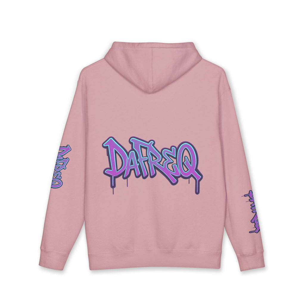 Blue DaFREQ Unisex Heavyweight Hooded Sweatshirt