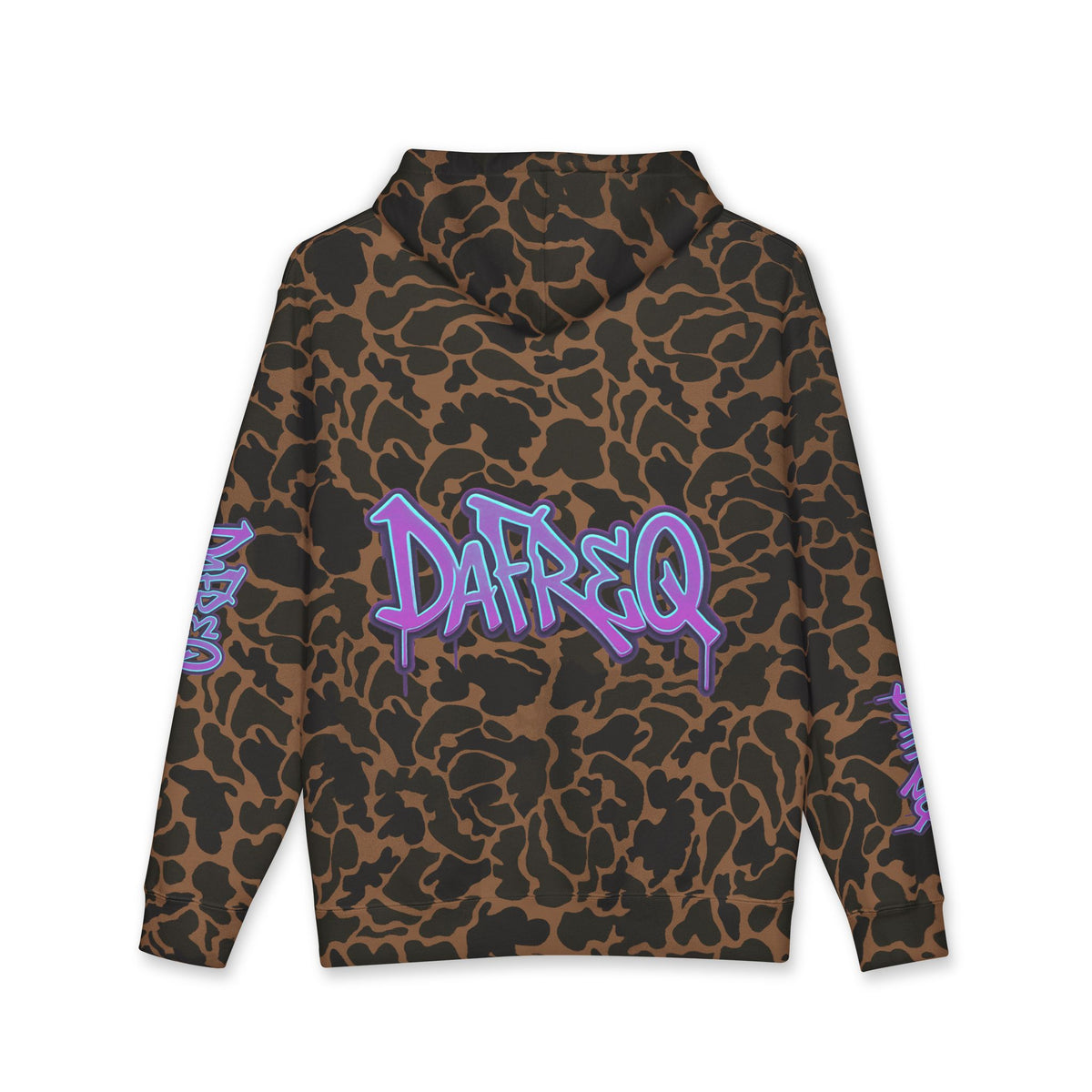 Blue DaFREQ Unisex Heavyweight Hooded Sweatshirt
