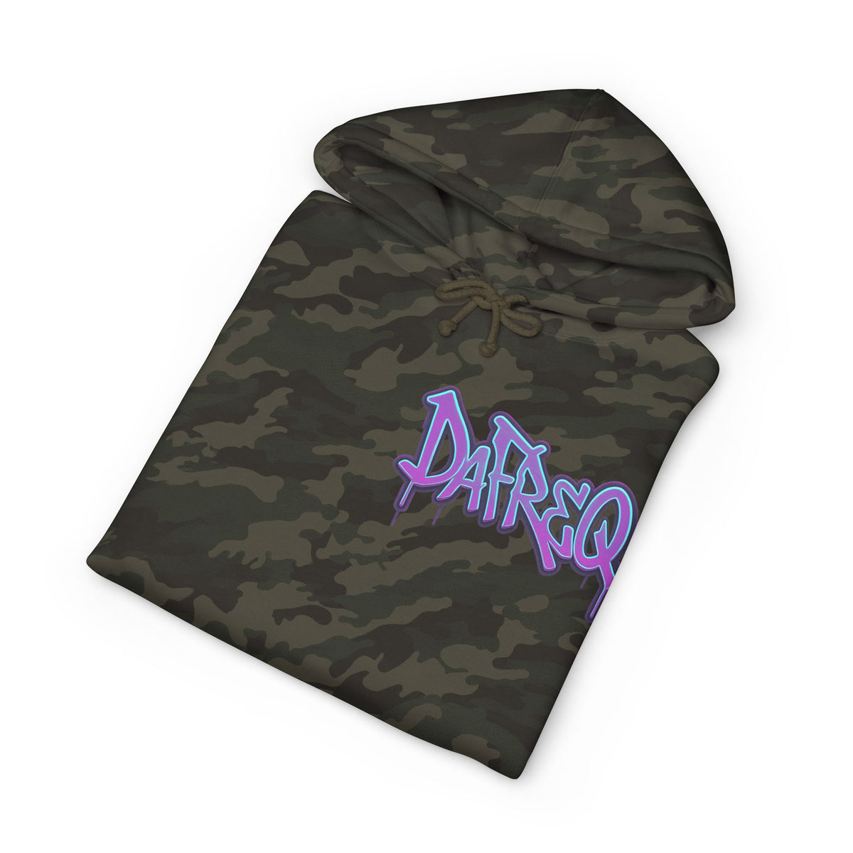 Blue DaFREQ Unisex Heavyweight Hooded Sweatshirt