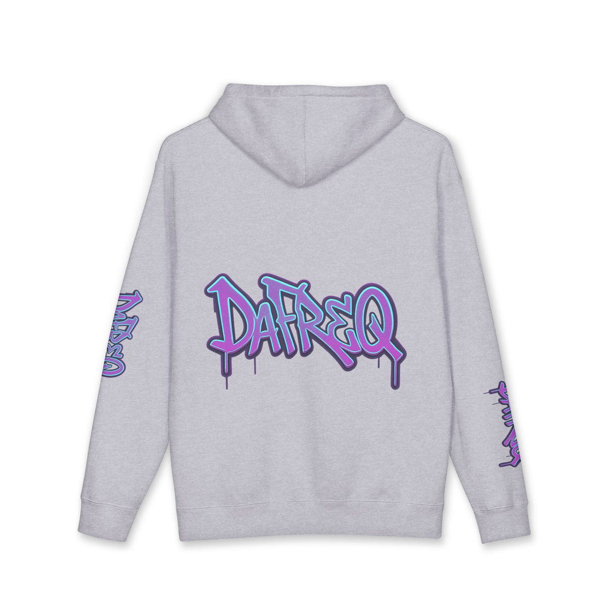 Blue DaFREQ Unisex Heavyweight Hooded Sweatshirt