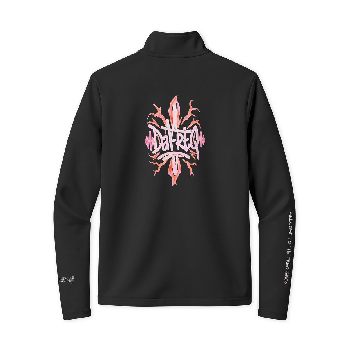 Travel Full‑Zip Jacket DPG Athletic Zip-Up with White Stripe & DaFREQ Graphic