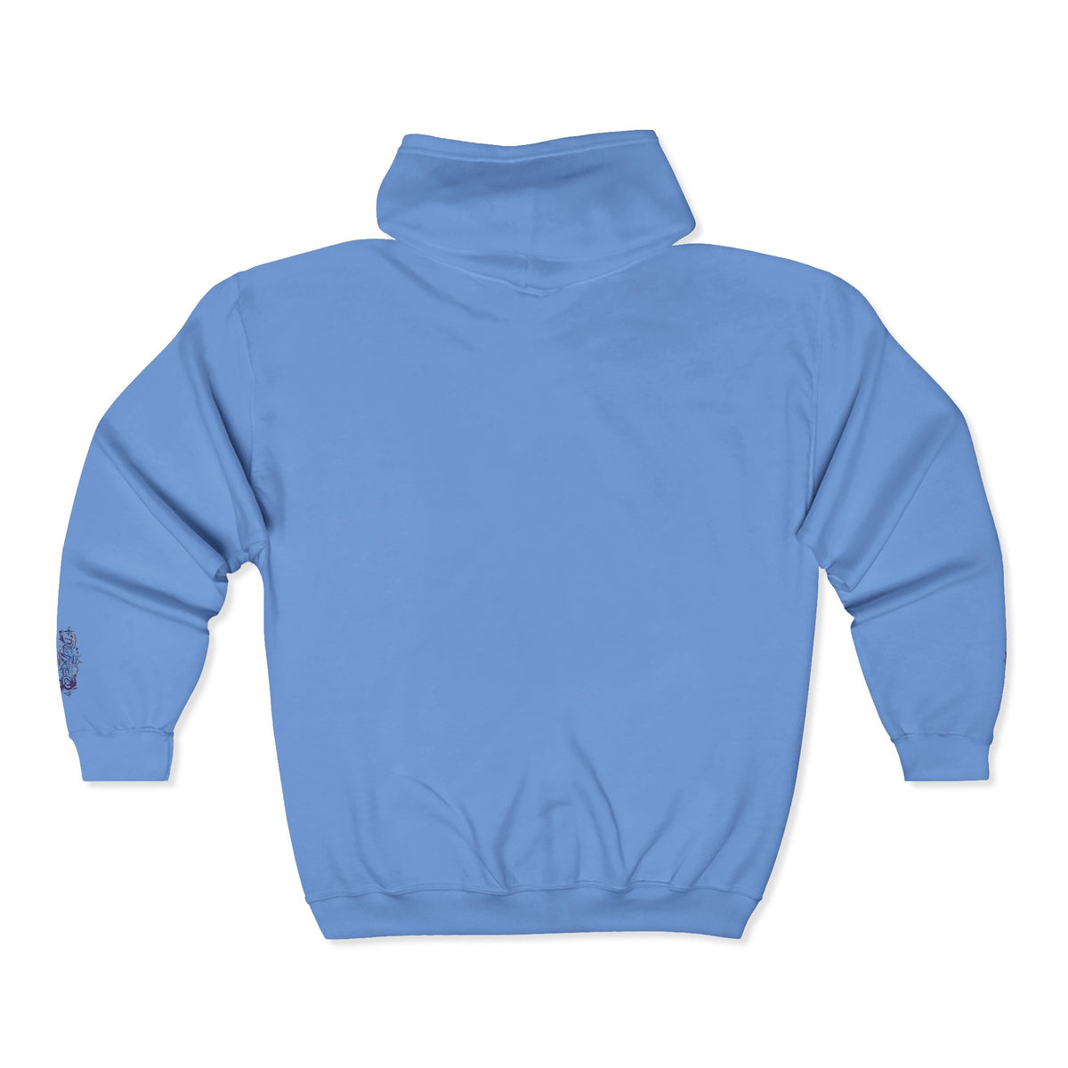Zip Hoodie with Small DaFREQ Crest - Full-Zip Sweatshirt