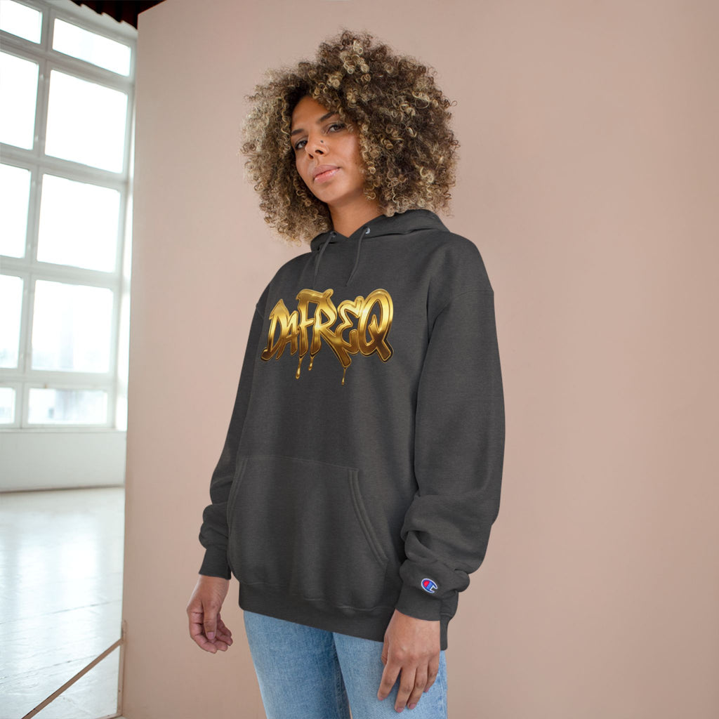 Gold "DAFREQ" Hoodie - MENS