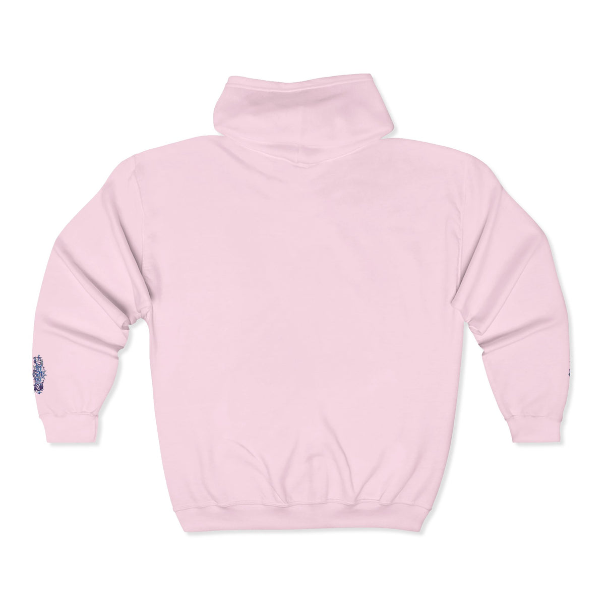 Zip Hoodie with Small DaFREQ Crest - Full-Zip Sweatshirt