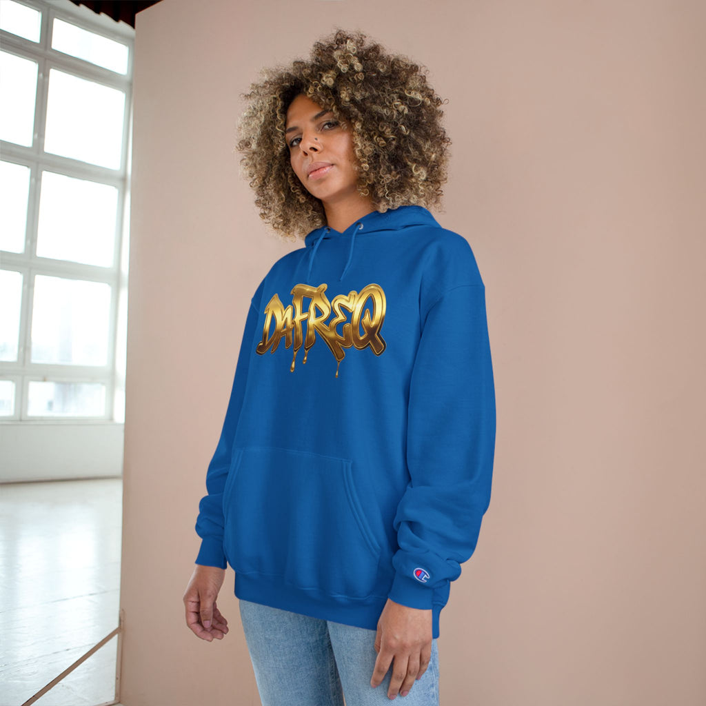 Graffiti Gold "DAFREQ" Hoodie