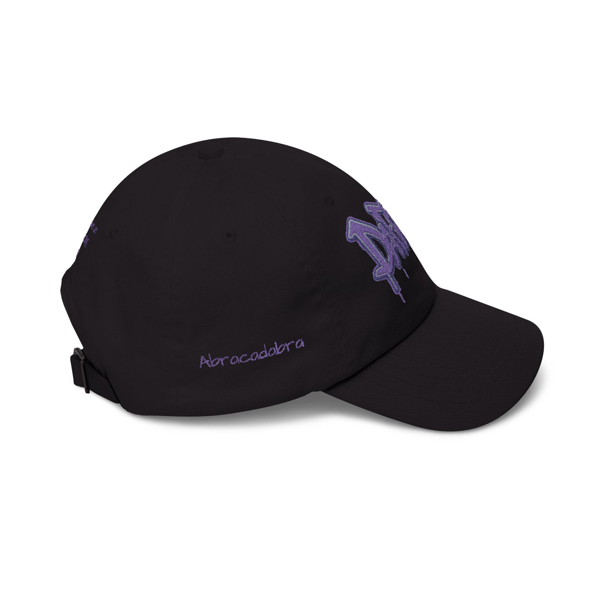 Baseball Cap — Purple Graffiti "DaFREQ" Embroidered Hat - DPG