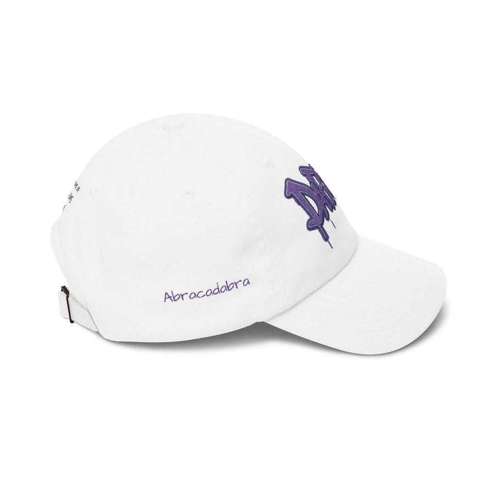 Baseball Cap — Purple Graffiti "DaFREQ" Embroidered Hat - DPG