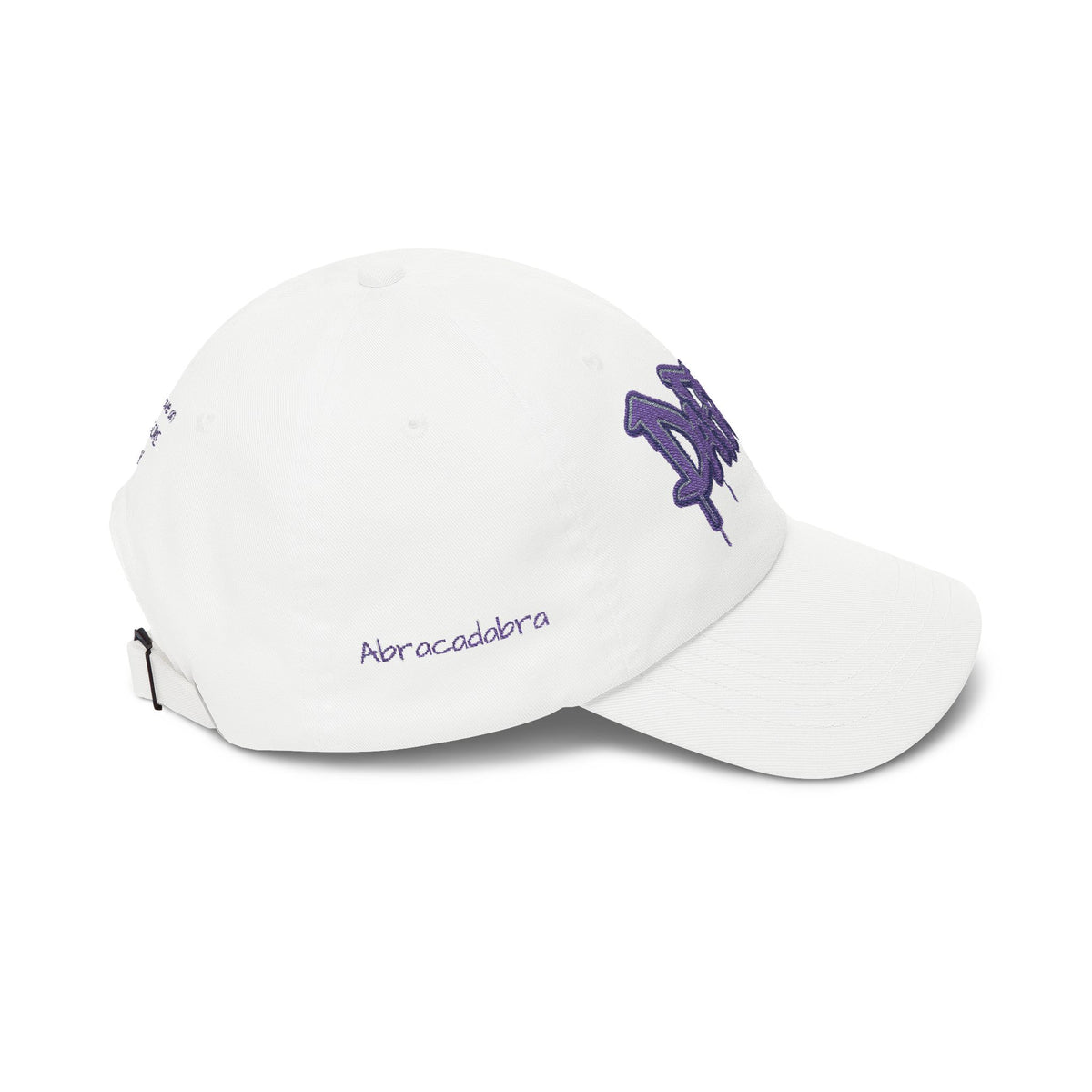 Baseball Cap — Purple Graffiti "DaFREQ" Embroidered Hat - DPG