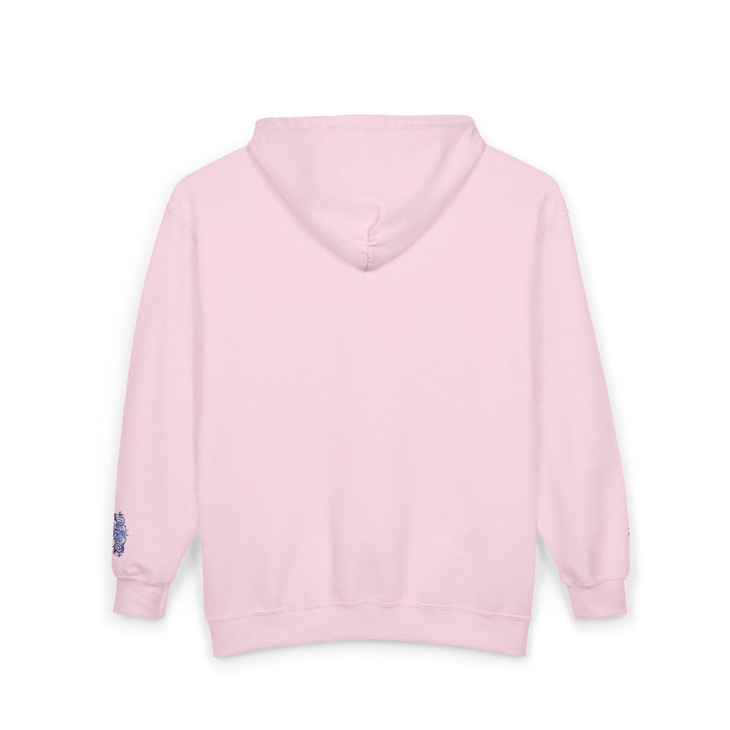 Zip Hoodie with Small DaFREQ Crest - Full-Zip Sweatshirt