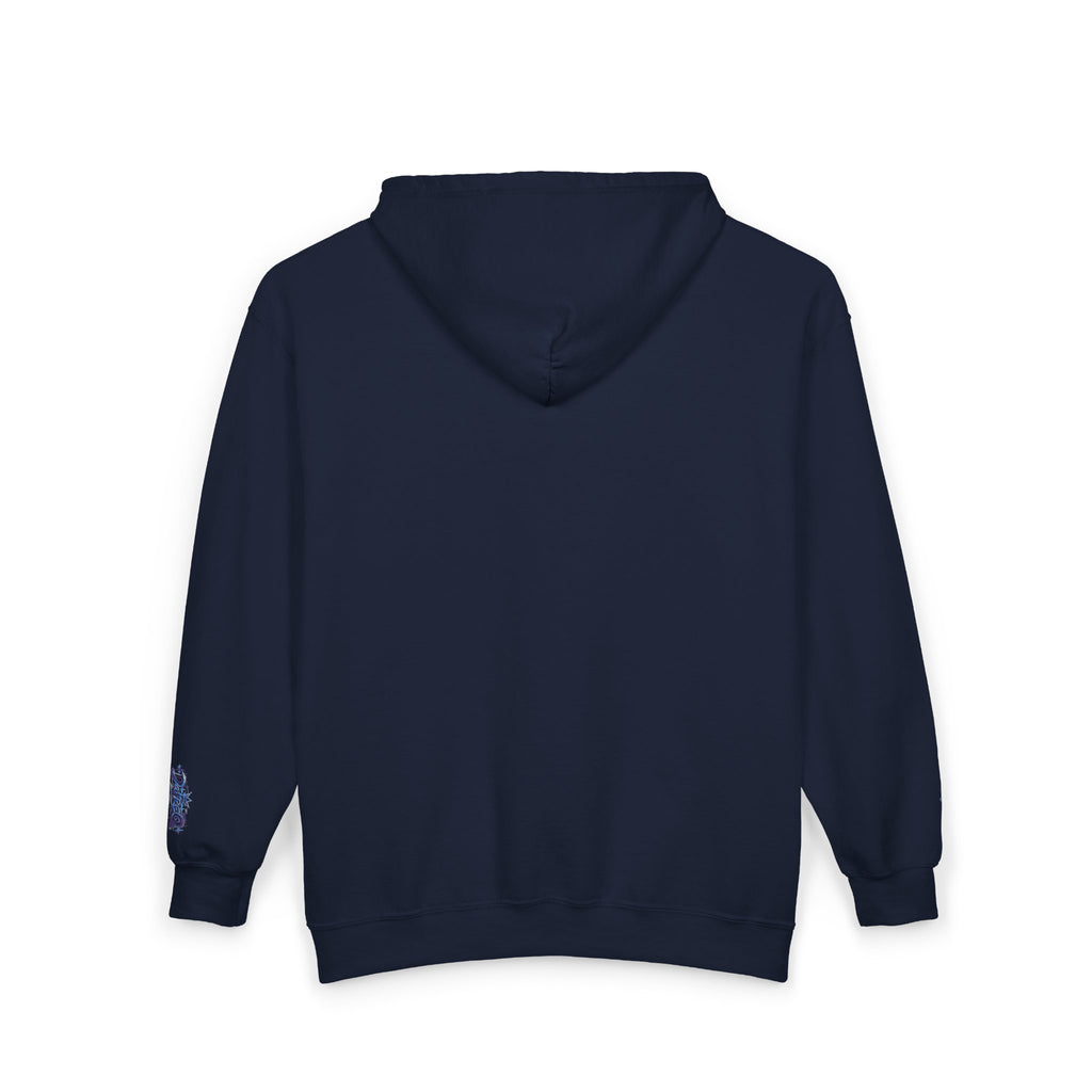Zip Hoodie with Small DaFREQ Crest - Full-Zip Sweatshirt