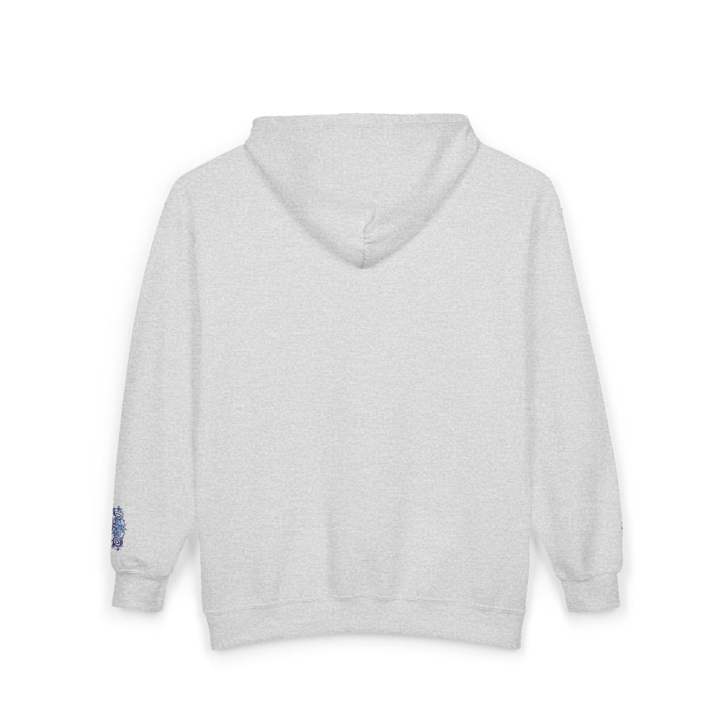 Zip Hoodie with Small DaFREQ Crest - Full-Zip Sweatshirt