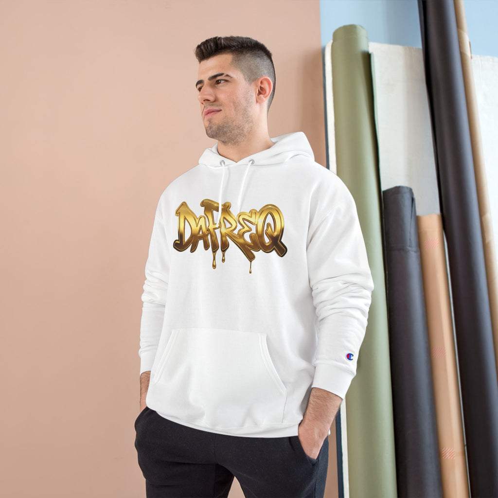 Graffiti Gold "DAFREQ" Hoodie