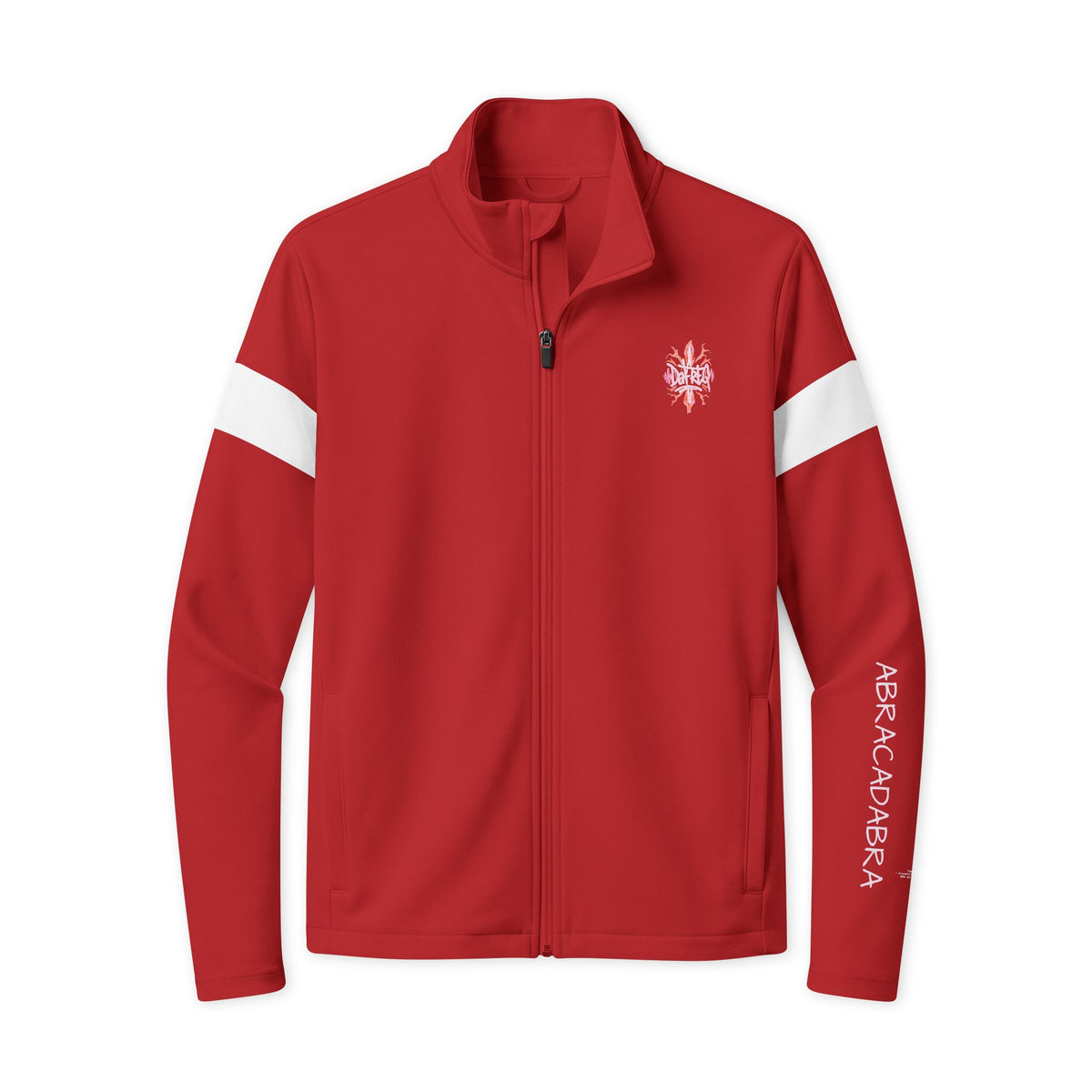 Travel Full‑Zip Jacket DPG Athletic Zip-Up with White Stripe & DaFREQ Graphic